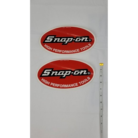 Vintage RARE 1980s SNAP-ON TOOLS High Performance Tools Decal Sticker 9" NOS - Picture 4 of 4